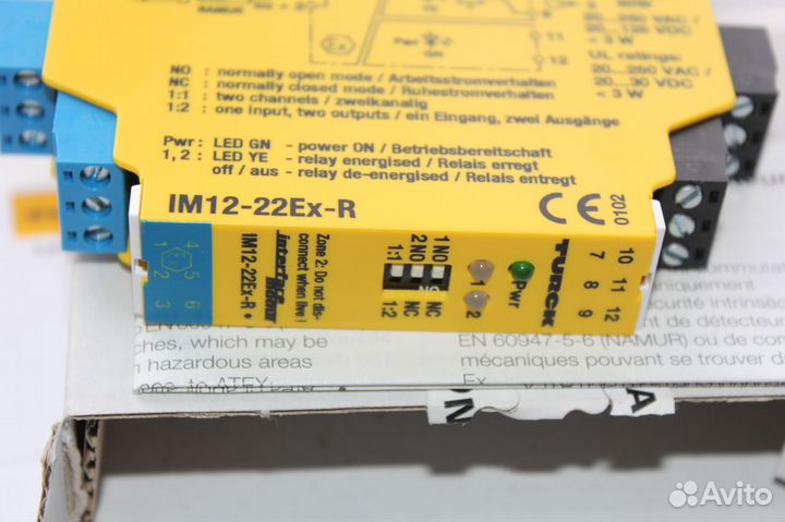 Барьер искробезопасности IM12-22Ex-R turck