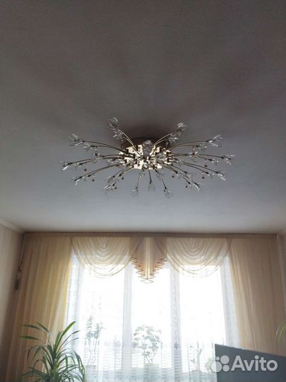 Люстра потолочная бу