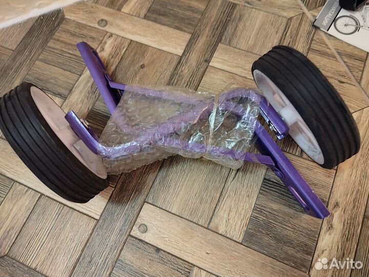 Новые страховочные колёса на детский велосипед