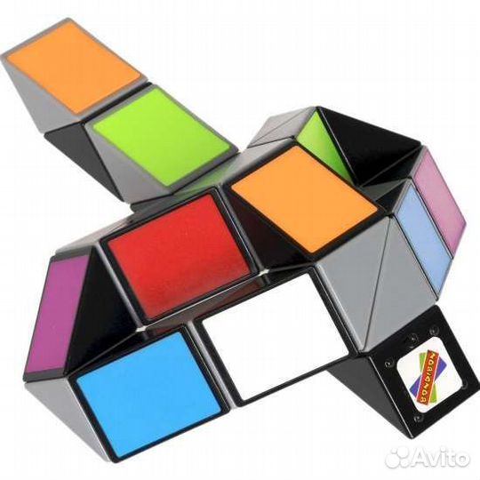 Игра-головоломка змейка Bondibon, пёстрый скат