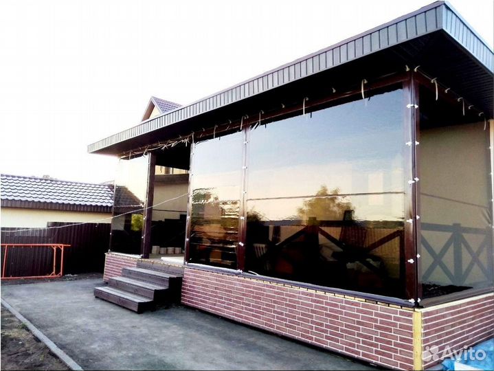 Мягкие окна (шторы) для веранд