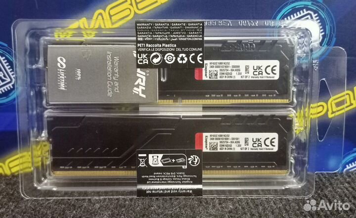 Kingston HyperX fury 32GB (2x16GB) 3200MHz DDR4