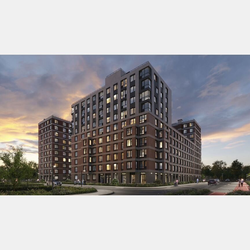 2-к. квартира, 46,6 м², 10/10 эт.