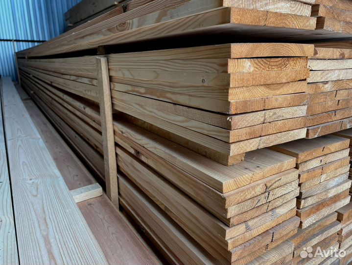 Доска обрезная 25х150х6000мм от производителя