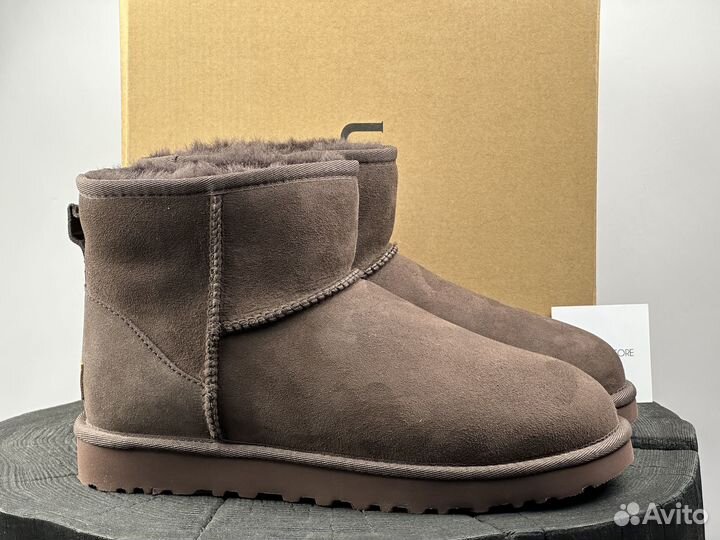 Угги UGG Classic Mini Chocolate натуральные