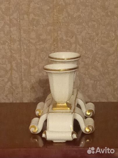 Фарфоровый подсвечник винтаж