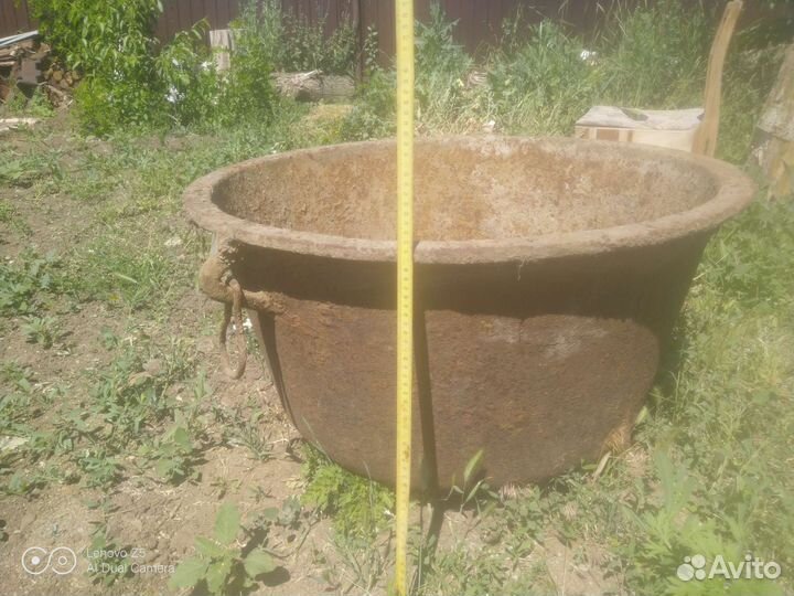 Банный чан чугунный бу