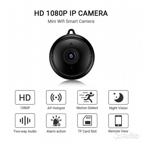 Новая.Гарантия. IP-камера V380-M7 2MPx 1080 FullHD