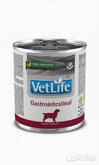 Корм для собак Farmina vet life gastrointestinal