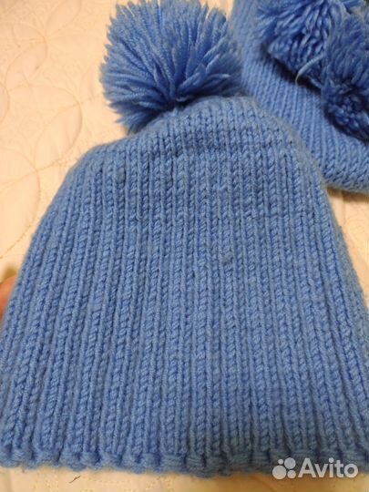 Шапка и шарф для мальчика 3/5 лет