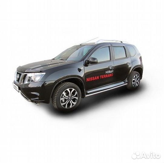 Защита порогов Nissan terrano (2014)