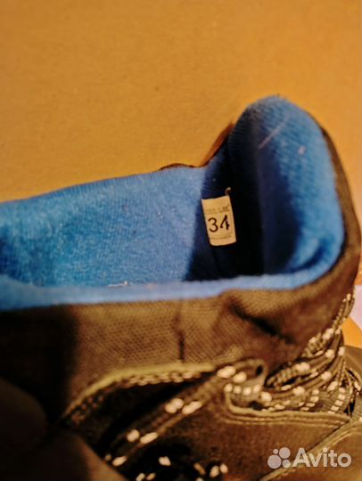 Лыжные ботинки + лыжи с палками