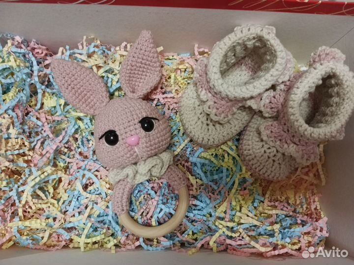 Пинетки, погремушка