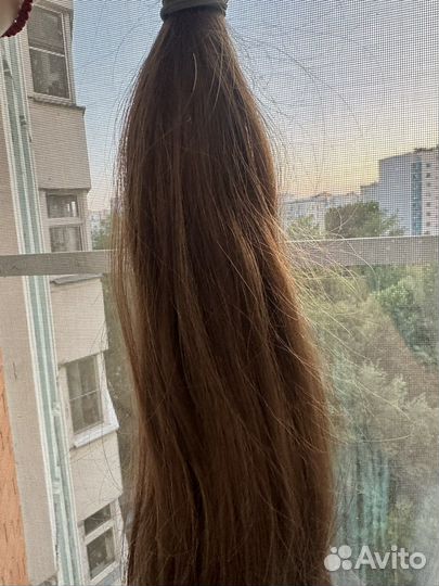 Волосы для наращивания 60 см русые