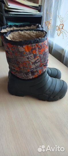 Утепленные сапоги