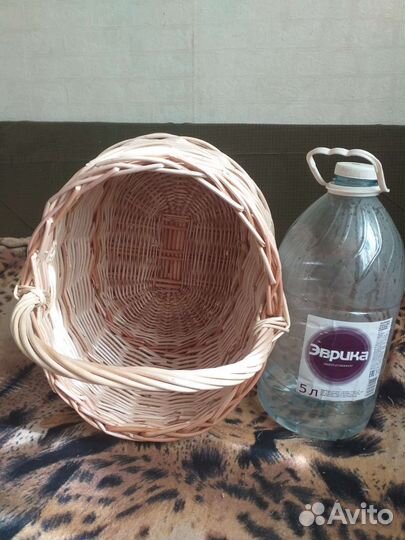 Корзина плетеная для грибов