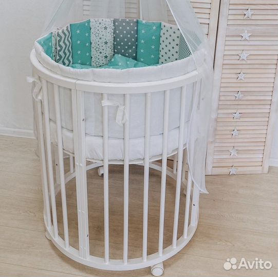 Детская кроватка трансформер 7 в 1