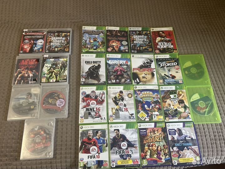 Диски Игры Xbox 360 PS3 Лицензия )