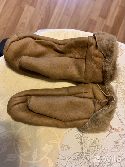 Варежки дублёночные детские