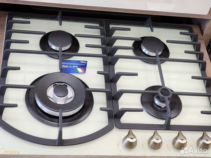 Газовая варочная панель midea mg645tgi