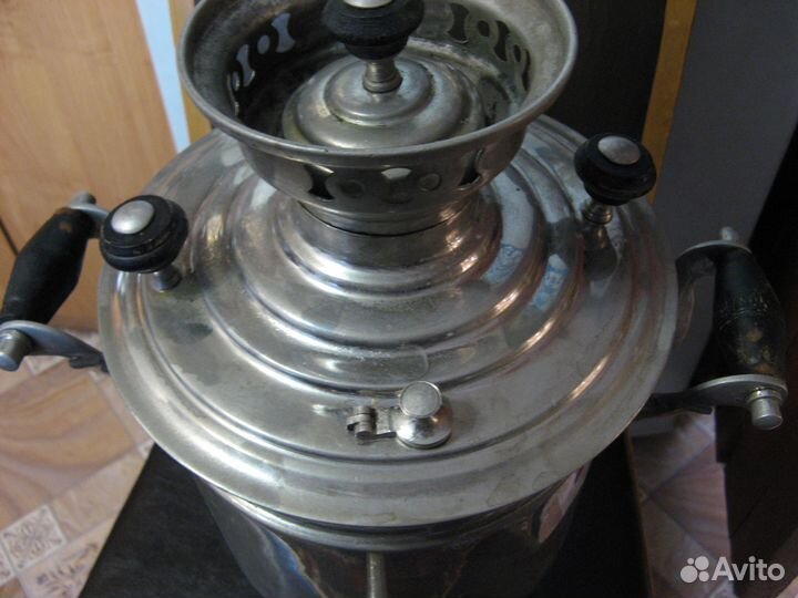 Самовар на дровах старинный тульский отличный
