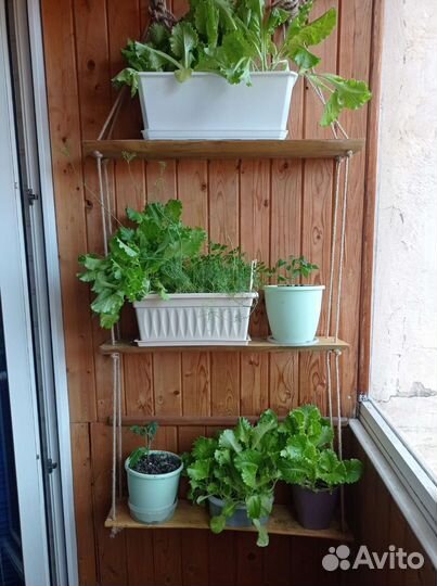 Полка для цветов подвесная