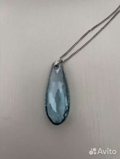 Swarovski комплект серьги+кулон