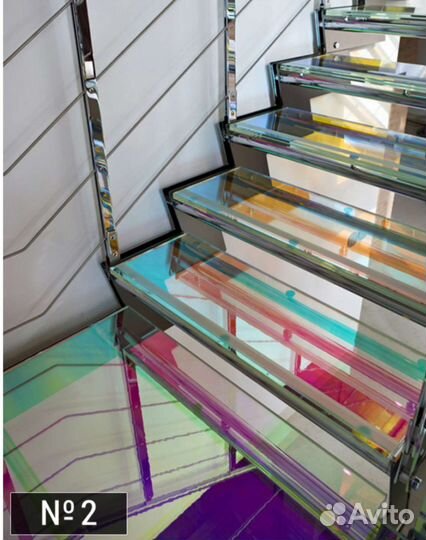 Лестница из стекла