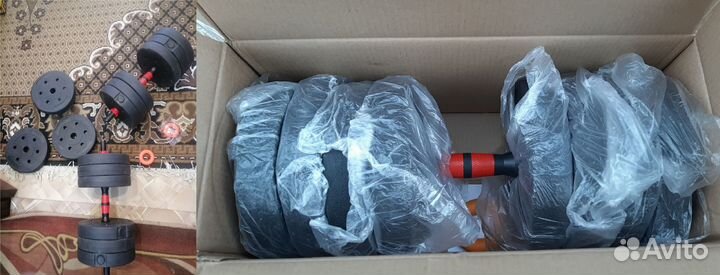 Гантели разборные новые