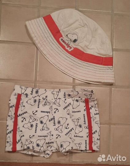 Панама и плавки Original marines, 12-18 месяцев