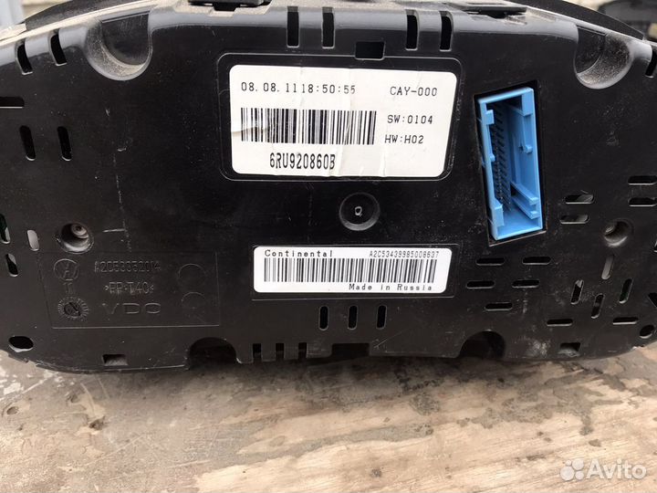 Щиток приборов Фольксваген Поло 5