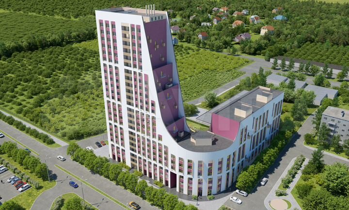 2-к. квартира, 58,7 м², 6/23 эт.