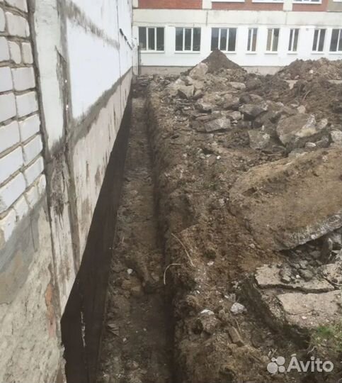 Услуги миниэксковатора+самосвал