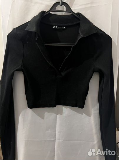 Топ zara в рубчик