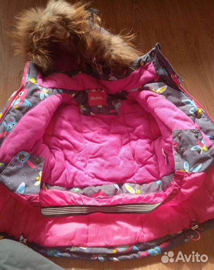 Зимний костюм для девочки 98