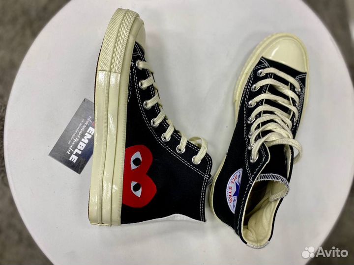 Кеды Converse Comme des garcons высокие