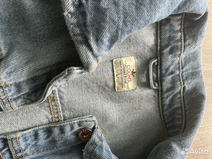 Джинсовый костюм с шортами