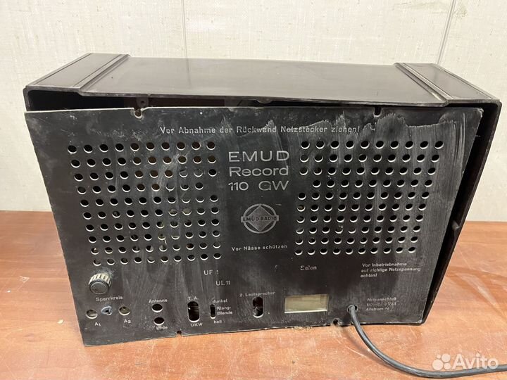 Ламповый приёмник Emud Record 110. 210