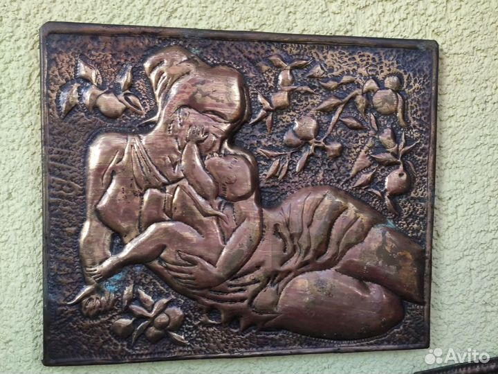 Панно из меди