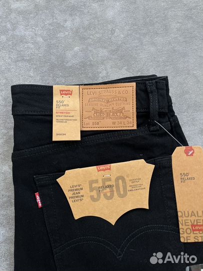 Levi's 550 Классика Новые Пакистан Black