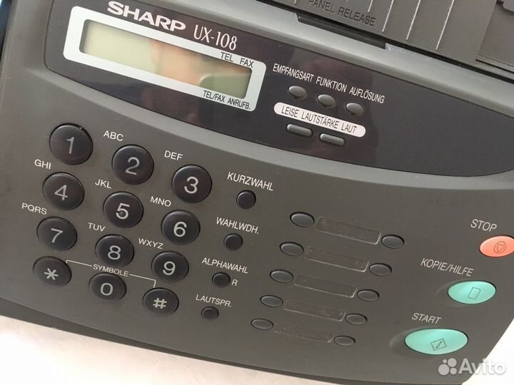 Телефон факс sharp ux-108