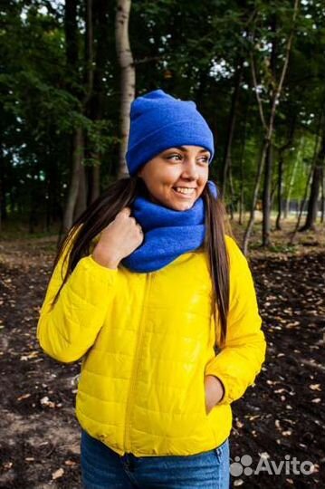 Шапка и снуд из ангоры