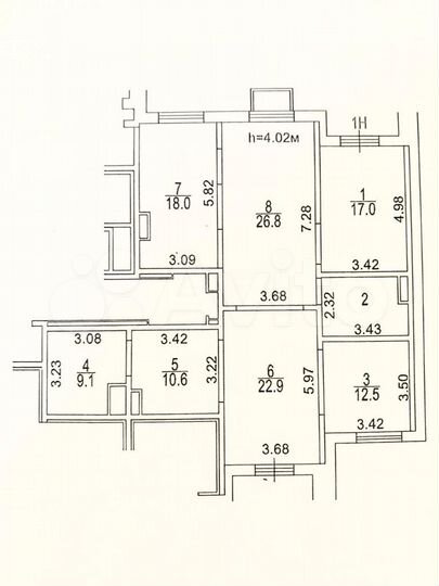 Свободного назначения, 123.6 м²