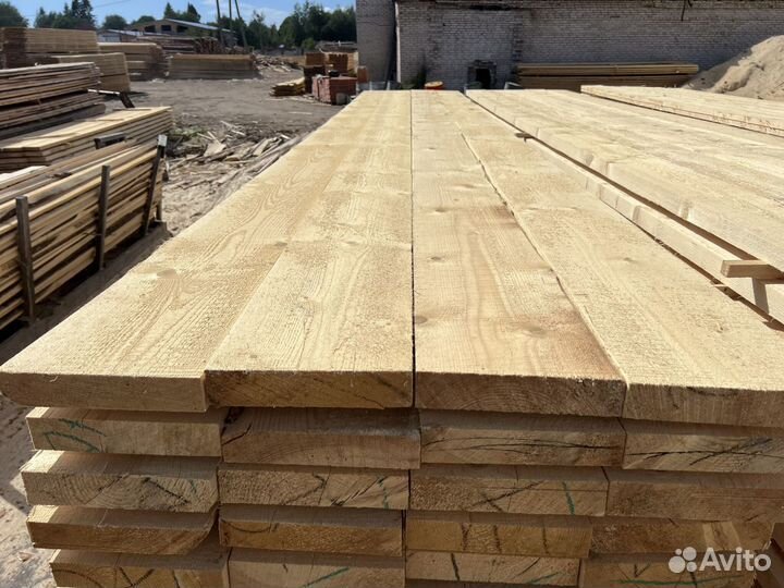 Доска обрезная 1 сорт 50х250 естественная влажност