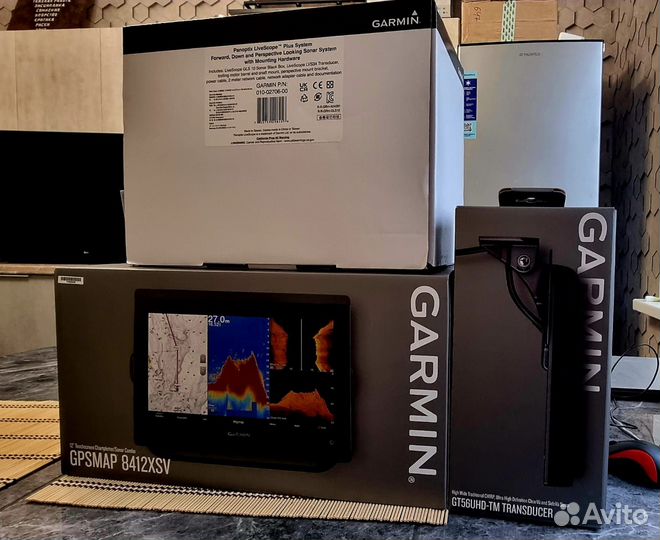 Комплект Garmin gpsmap 8412xsv+GT56+Panoptix lvs34