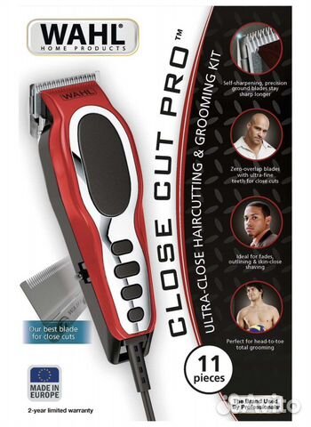 Wahl Close cut Pro RED машинка для стрижки