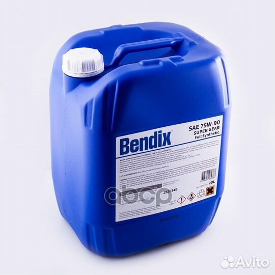 Масло трансмиссионное 20л. синтетика bendix super