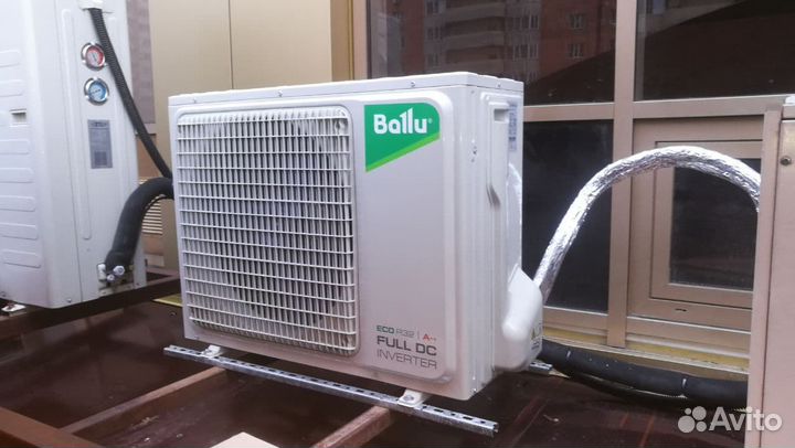 Сплит система с установкой