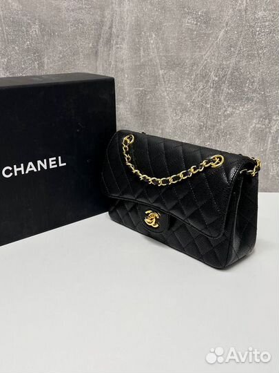 Сумка chanel натуральная кожа