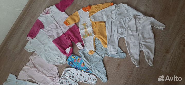 Вещи пакетом для девочки 50-86